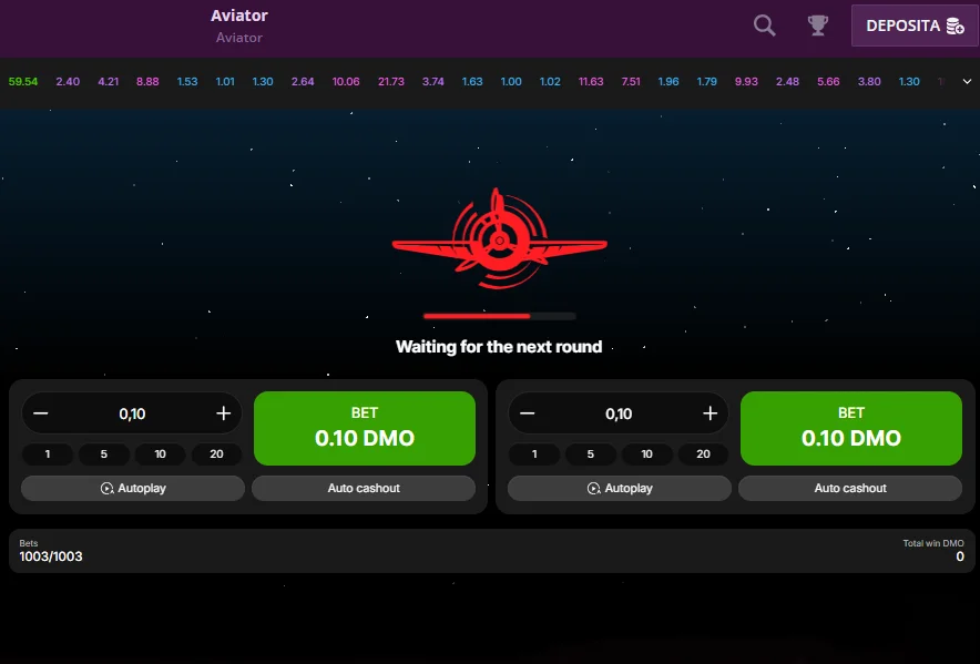 Aviator Demo