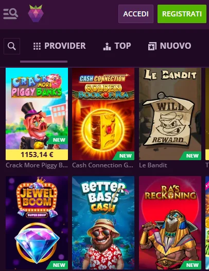 Malina Slot online app